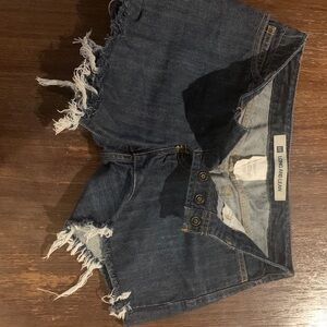 GAP Distressed Blue Jean Shorts